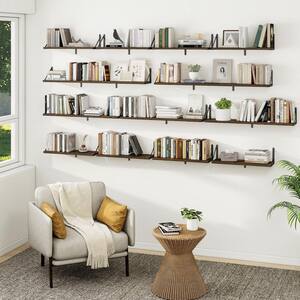 16.33 in. W x 5.5 in. D Decorative Wall Shelf for Wall Set of 4