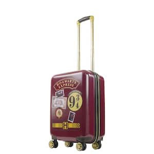 21 in. WB Harry Potter Hogwart Express Hardside Printed Abs Luggage Burgundy