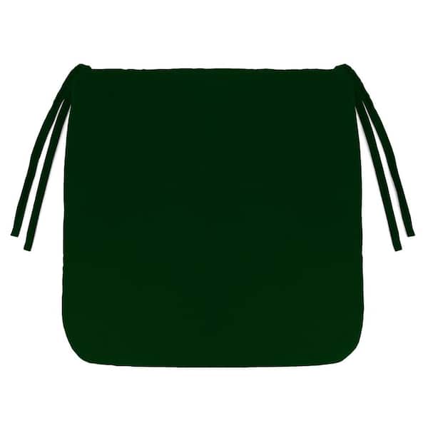 Jordan Manufacturing 16 in. L x 16 in. W x 2.5 in. T Outdoor Seat Cushion in Forest Green