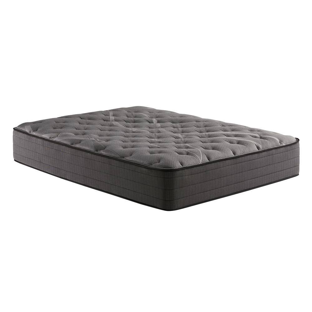 NightsBridge 12" Gray and Black Hybrid Full Mattress