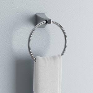 Shangri-La Towel Ring in Chrome