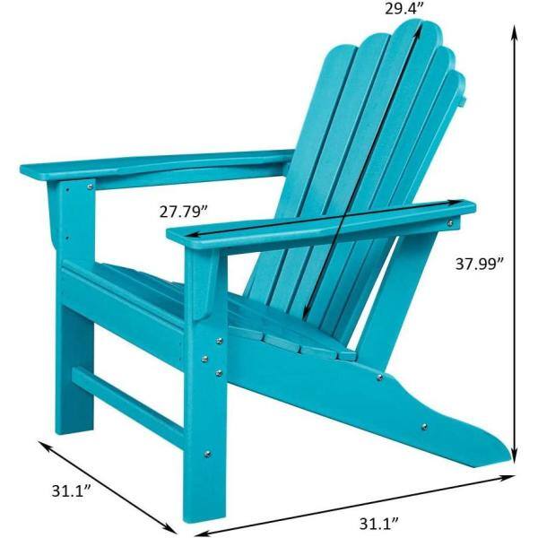 blue resin adirondack chairs