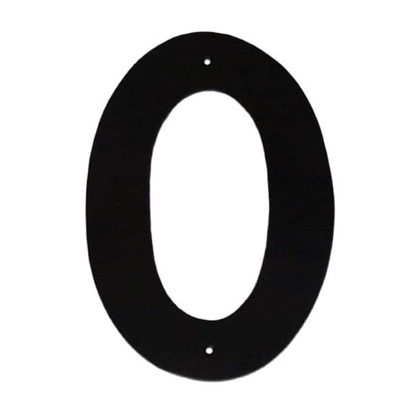 Montague Metal Products 10 in. Helvetica House Number 0