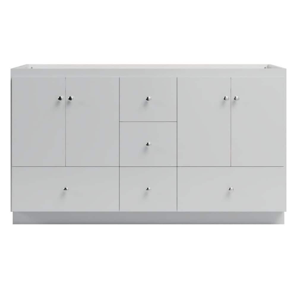 Slab 60 in. W x 21 in. D x 34.5 in. H Bath Vanity Cabinet without Top in Dewy Morning price history on PriceWatchPro