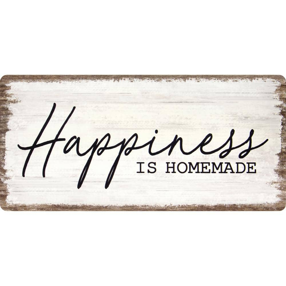 StyleWell Happiness Is Homemade 20 in. x 39 in. Comfort Mat 60122291320x39  - The Home Depot