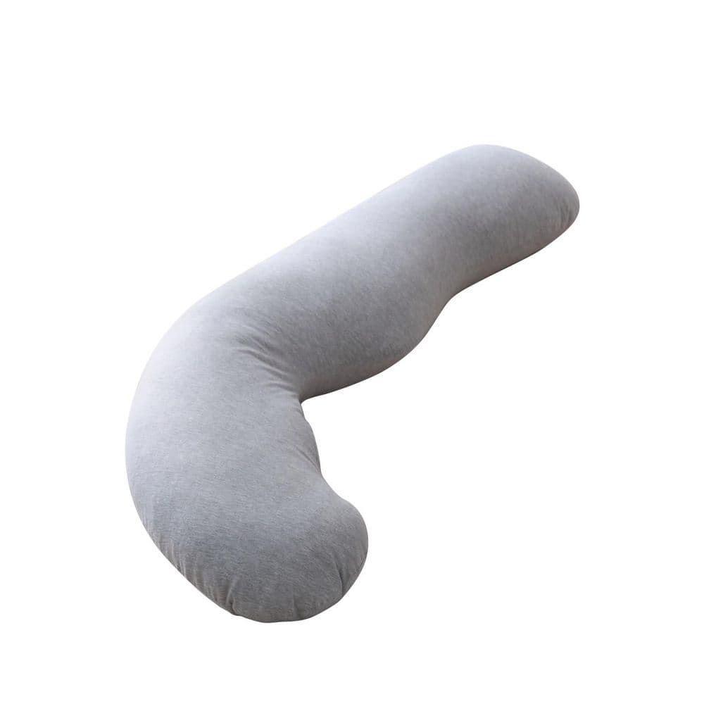J-Shaped Standard Maternity Body Pillow for Pregnancy, Soft Pregnancy Pillo