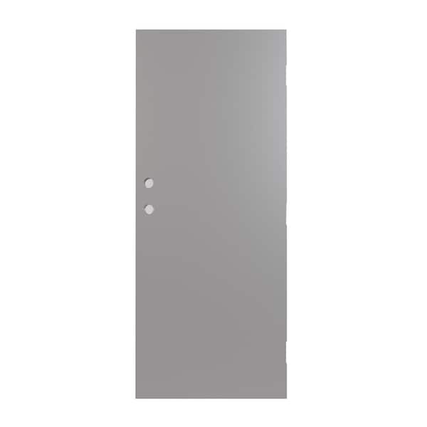 Unbranded 36 in. x 80 in. Universal/Reversible Gray Primed Steel Commercial Door Slab with 180 Minute Fire Rating