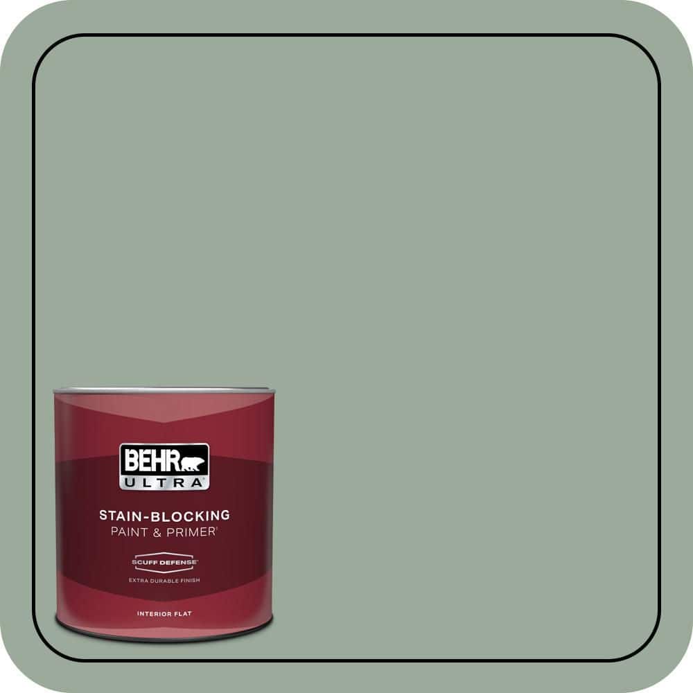 1 qt. #450F-4 Scotland Road Extra Durable Flat Interior Paint & Primer price history on PriceWatchPro