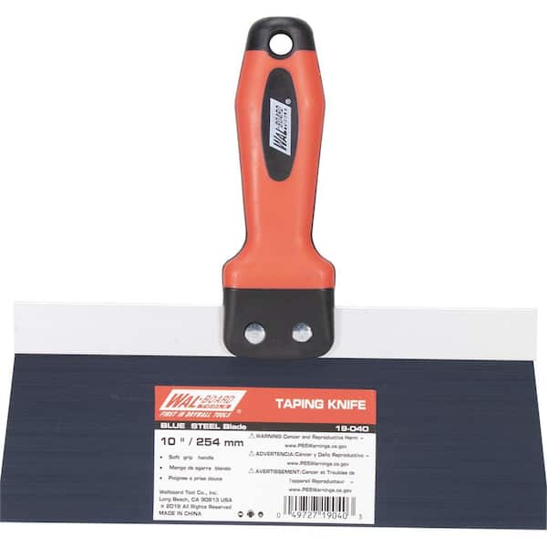 Wal-Board Tools 10 in. Blue Steel Blade Taping Knife