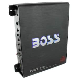1100-Watt Monoblock Class A/B Car Amplifier and Sub Bass Remote R1100M