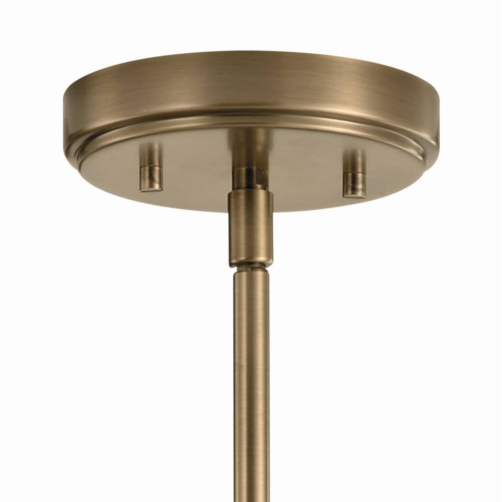 Weathered Brass 30" 5-Light Chandelier with Clear Glass