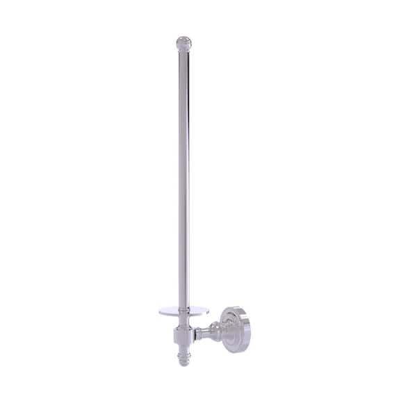 Allied Brass Retro Dot Collection Wall Mounted Paper Towel Holder in Polished Chrome