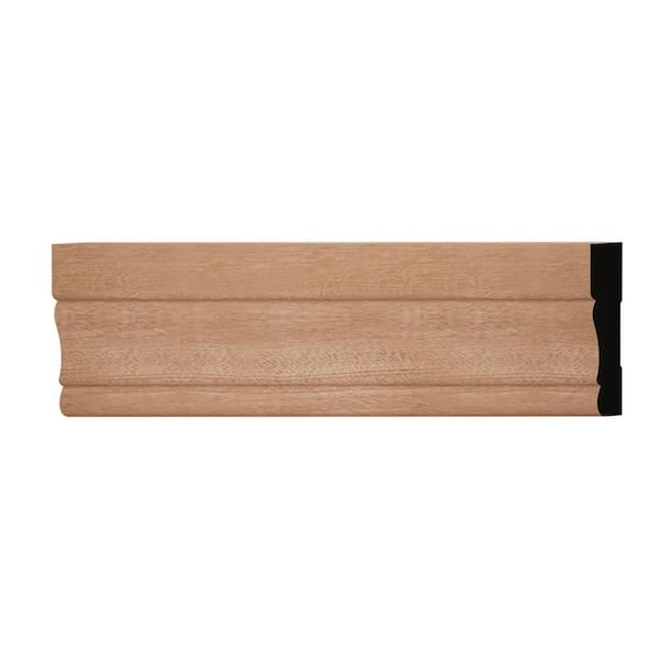 Ekena Millwork WM443 0.63 in. D x 3.25 in. W x 6 in. L Wood (Sapele) Casing Sample