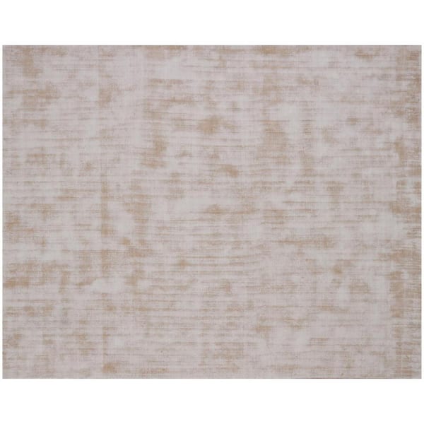 HomeRoots Champagne 10 ft. x 14 ft. Solid Color Area Rug
