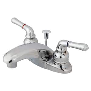 Brimfield 4 in. Centerset 2-Handle High-Arc Bathroom Faucet in Chrome