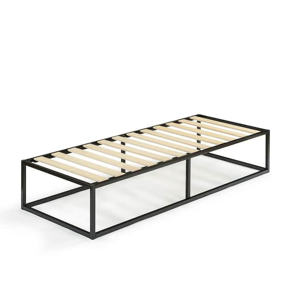 Zinus Joseph Black Metal Narrow Twin 14 in. Platform Bed