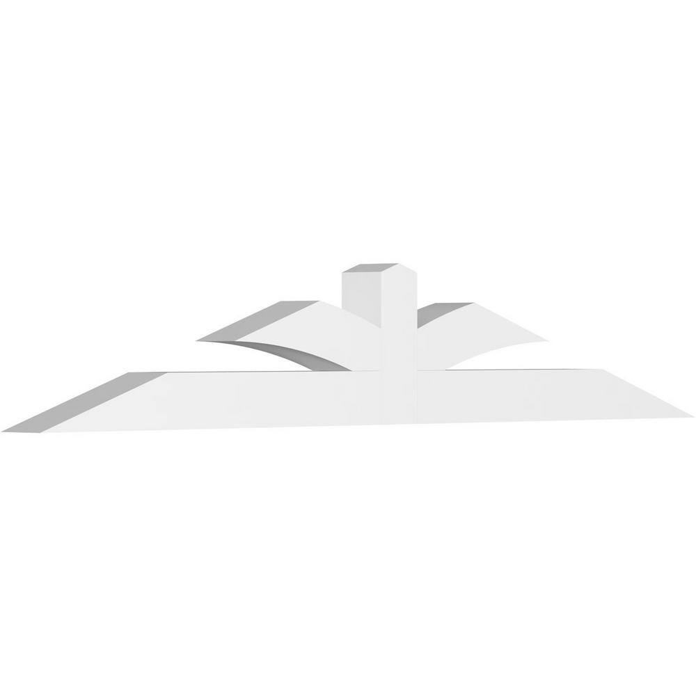 72 in. W x 12 in. H x 4 in. D x 4 in. F, 4/12 Pitch, Richland Signature Urethane Gable Bracket, Primed Tan price history on PriceWatchPro