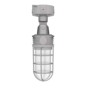 VT 100-Watt Equivalent CE Integrated LED Vaportite CCT/Lumen Select, Canopy Light, Bronze