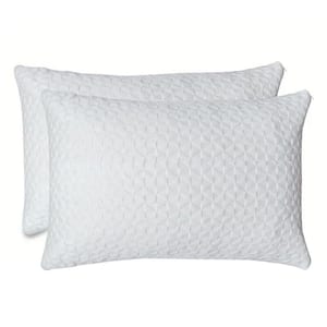 Adjustable Memory Foam Standard Pillow for Side, Back, and Stomach Sleepers - Breathable Bamboo Fiber Cover