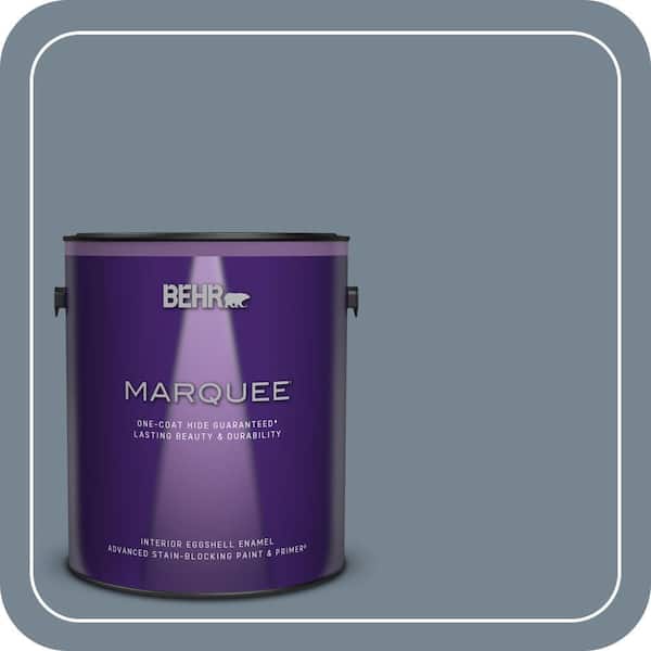 BEHR MARQUEE 1 gal. #PPU14-05 Forever Denim One-Coat Hide Eggshell Enamel Interior Paint & Primer