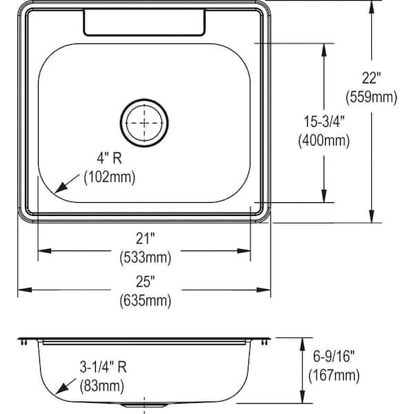 Elkay 3.5 in. Kitchen Sink Drain with Removable Basket Strainer and Rubber  Stopper D1125 - The Home Depot