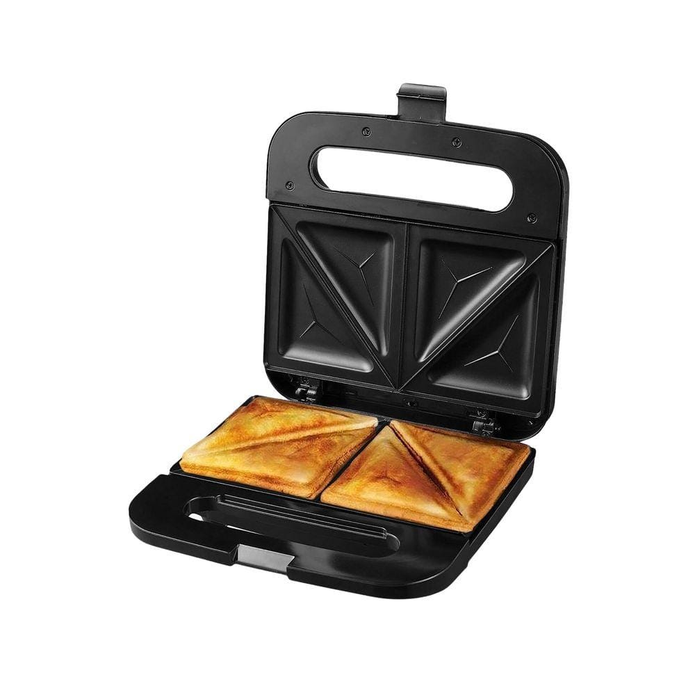OVENTE 2-Slice Electric Sandwich Maker Non Stick Grill, Black