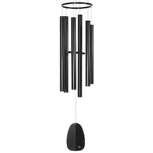 Signature Collection, Windsinger Chimes of Apollo, Black 68 in. Wind Chime WWAB