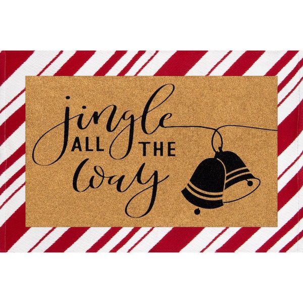 Jingle All The Way 24 in. x 36 in. Holiday Layering Mat