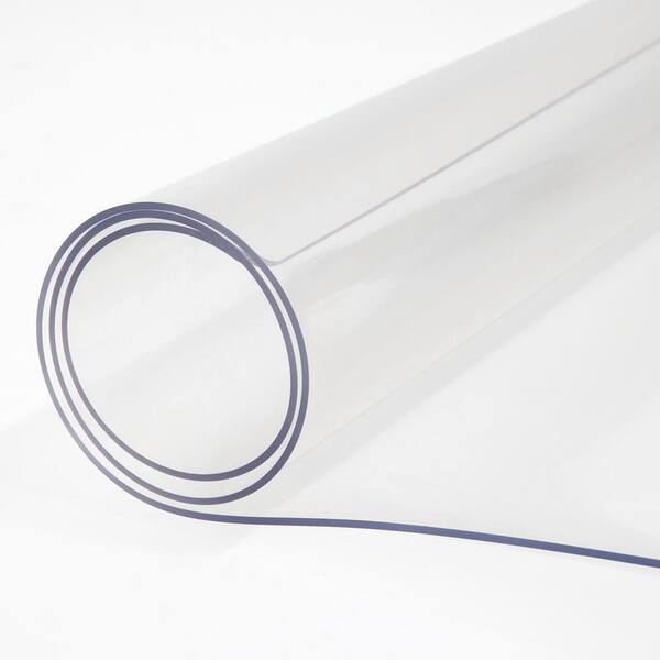 Plastic Table Cover 46 x 96 x 0.08 in. Transparent PVC Table Protector Rectangle Clear Desk Mat Water 2025 Update