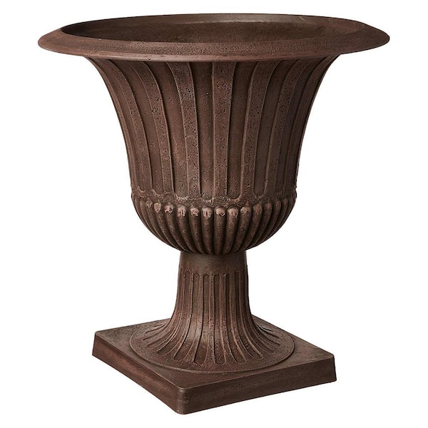 Arcadia Garden Products Worthington 20 in. x 21 in. Chocolate PSW Urn