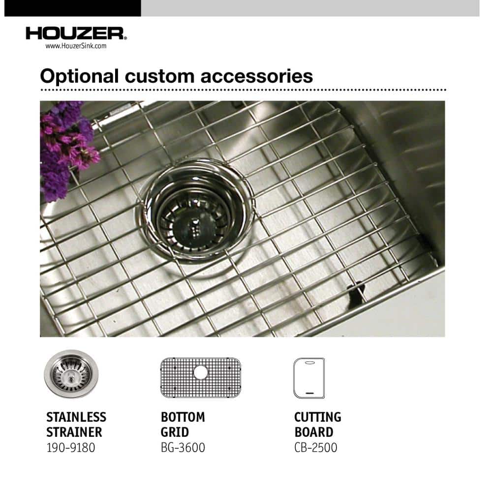 Large Stainless Steel Undermount Single Bowl Kitchen Sink