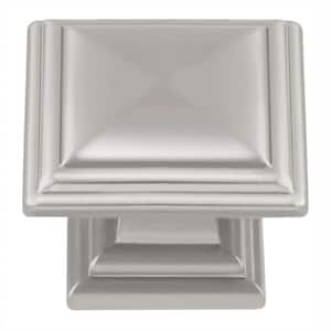 Somerset Collection 1-5/16 in. Dia Satin Nickel Finish Cabinet Knob