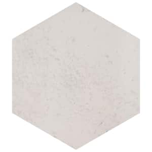 Capri Hex Neve 7 in. x 8 in. Porcelain Floor and Wall Tile (10.8 sq. ft./Case)