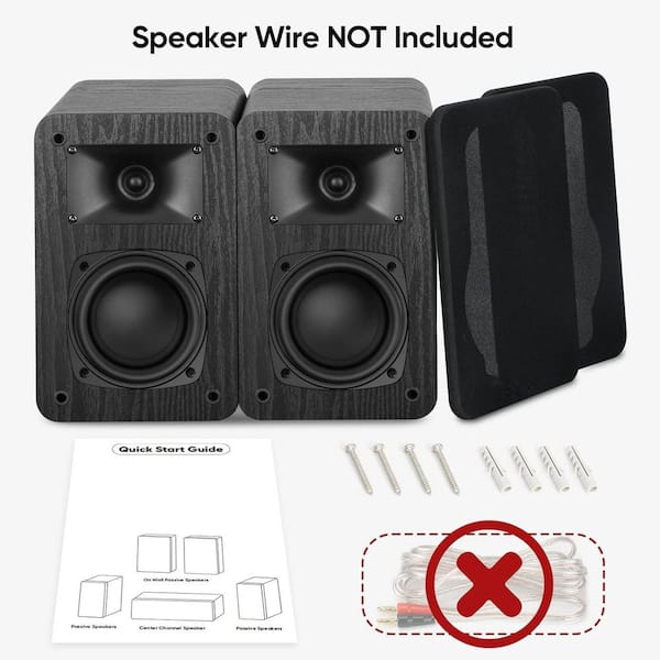 Yichuhaoxi Passive Bookshelf Woofer, Horn Tweeter