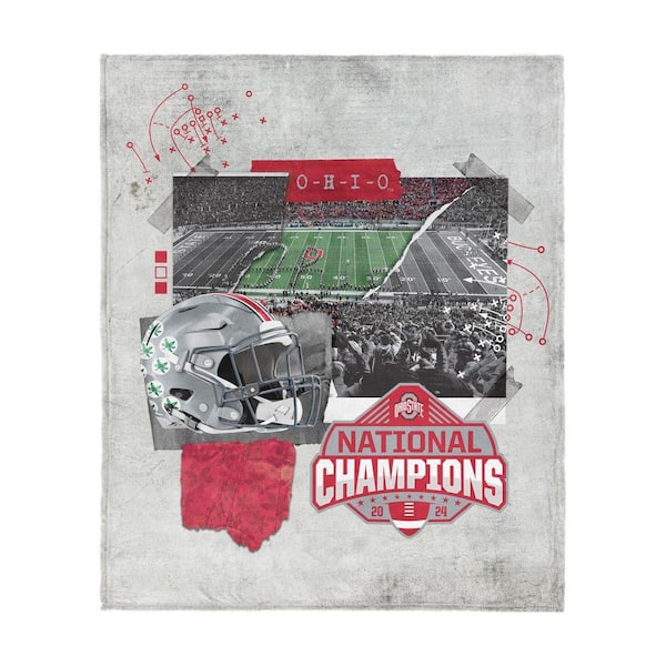 Ohio State Buckeyes NCAA 2024 FBC Champ Love Silk Touch Throw Blanket 50 in. x 60 in.