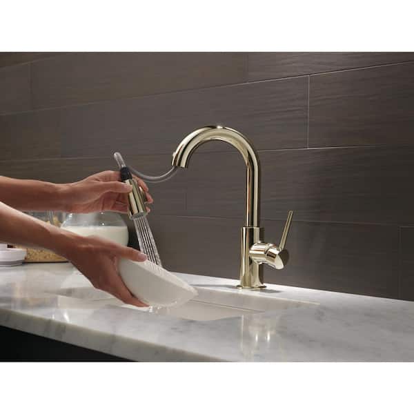 Trinsic Single Handle Bar Faucet in Polished Nickel