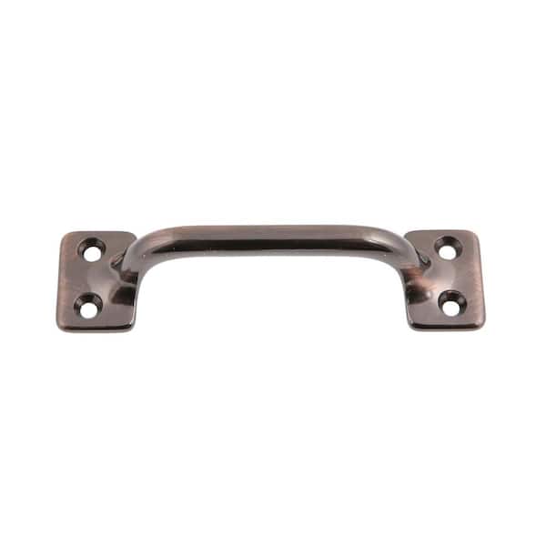 idh by St. Simons 3-1/2 in. Center-to-Center Antique Copper Solid Brass Bar Sash Lift/Drawer Pull