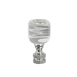 Lamp Finial  Bottle Green Glass Prism Lampshade Knob Finial Dark Green  26R 