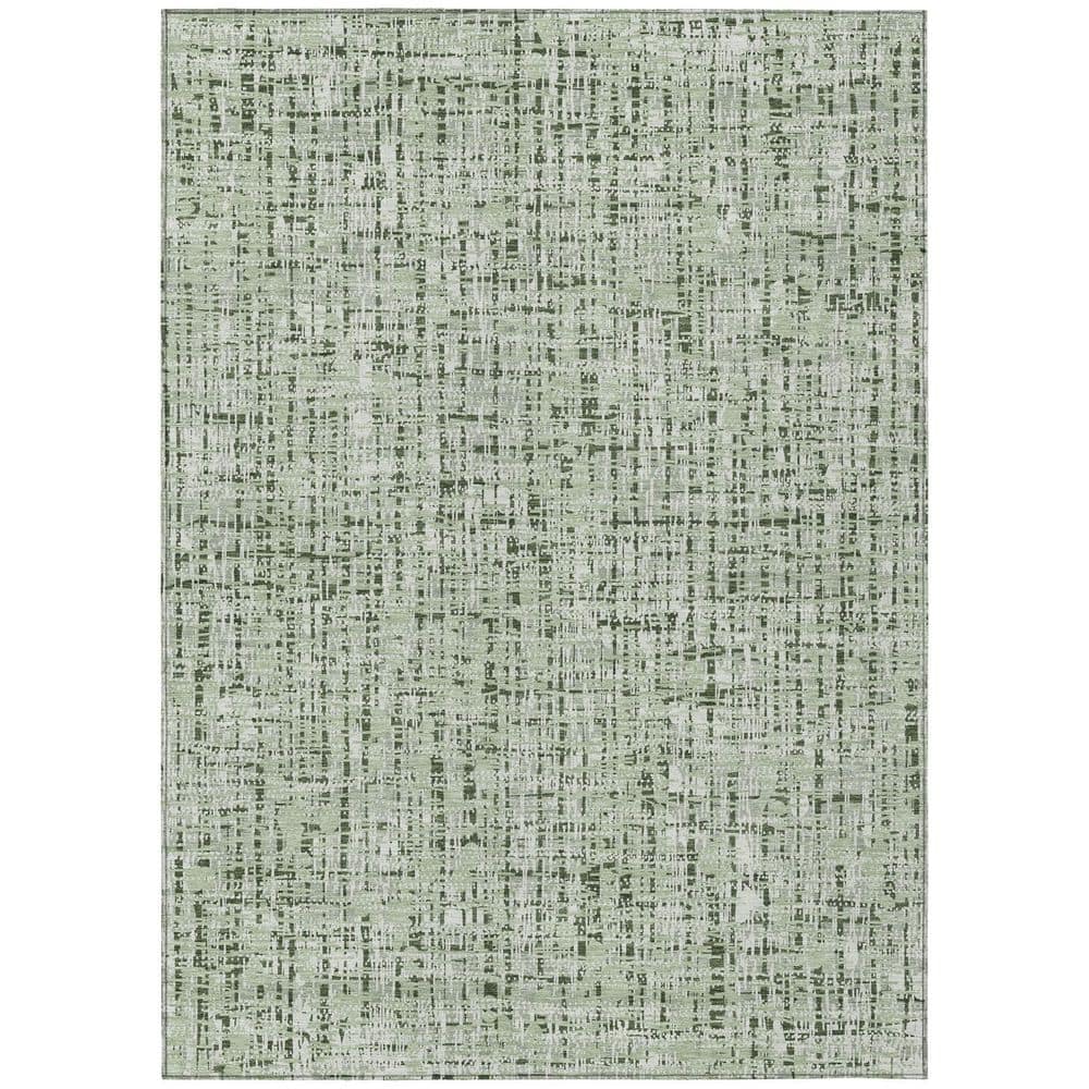 Chantille Machine Washable Indoor/Outdoor Abstract ACN2735 Green 10 ft. x 14 ft. Area Rug price history on PriceWatchPro