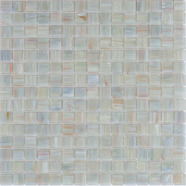 Apollo Tile Celestial 4" x 6" Glossy Light Gray Glass Mosaic Uniform square Wall and Floor Sample Tile 0.13 sq. ft./Piece (1-Pack)