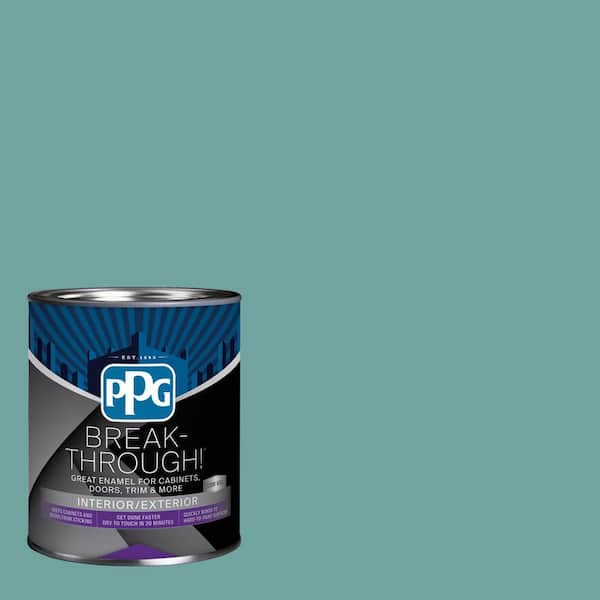 Break-Through! 1 qt. PPG1142-5 Catalina Satin Door, Trim & Cabinet Paint