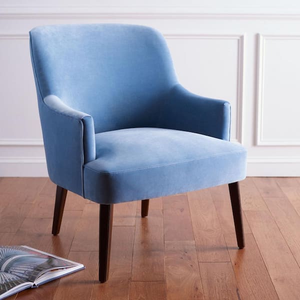 SAFAVIEH Briony Light Blue Upholstered Accent Chairs ACH4003C