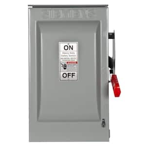 Heavy Duty 60 Amp 600-Volt 3-Pole Outdoor Non-Fusible Safety Switch
