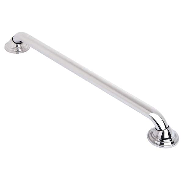Utopia Alley Decorative Shower Safety Grab Bar, Polished Stainless Steel, 24 in.