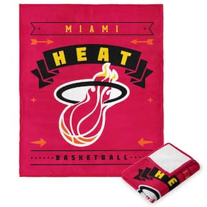 NBA Hardwood Classic Heat Multicolor Polyester Silk Touch Throw Blanket