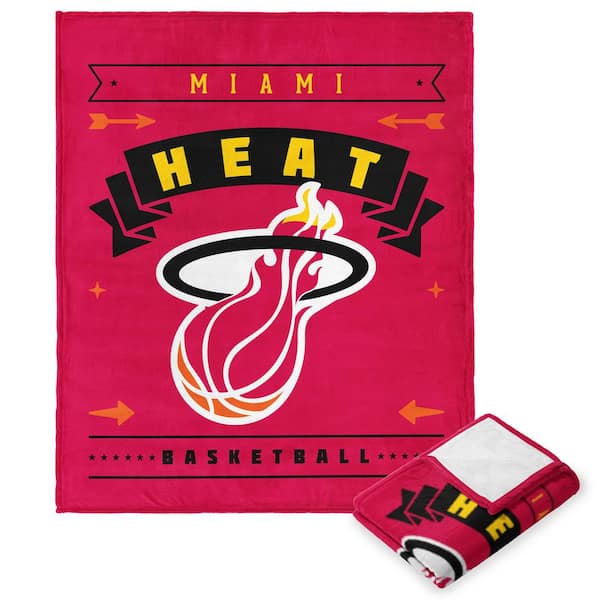 THE NORTHWEST GROUP NBA Hardwood Classic Heat Multicolor Polyester Silk Touch Throw Blanket