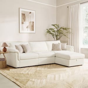 Spruce & Spring Kian 78.7 in. Square Arm Fabric Oversized Modular
