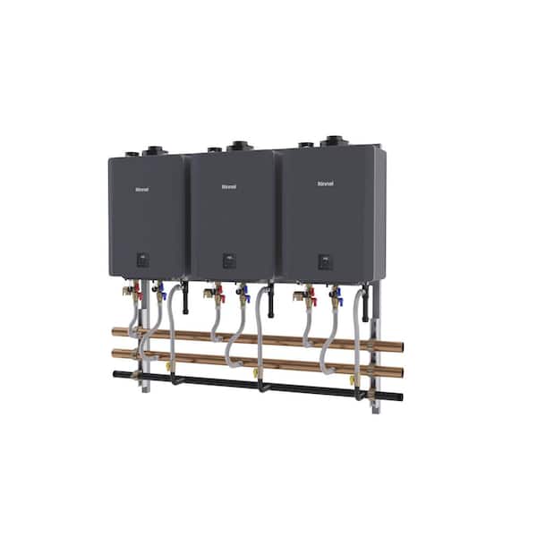 Rinnai TRW Interior Wall Mount 3-Unit Tankless Water Heater System