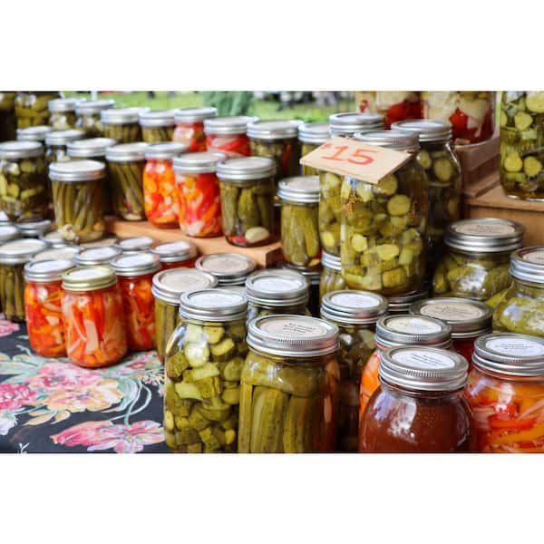Country Classics 8 oz. Wide Mouth Glass Canning Jar (2 Packs of 12)