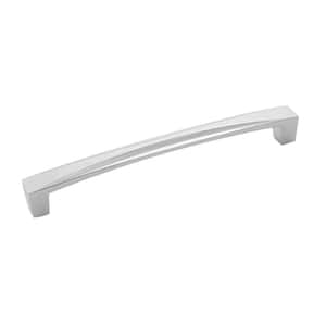 Crest Collection 6-1/4 in. (160 mm) Chrome Finish Cabinet Drawer/Door Pull